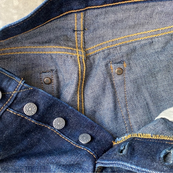 The Flathead Japanese raw selvedge heavyweight denim jeans. Raw hem 29x28 - Picture 4 of 16
